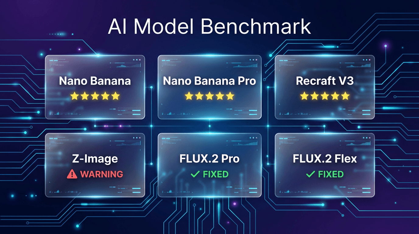 November 2025 AI Image Model Showdown: 5 Agents Test 6 Models