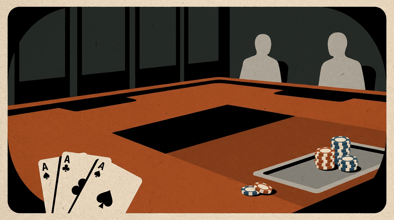 Poker seed stress test — seed 102 — Nano Banana Pro